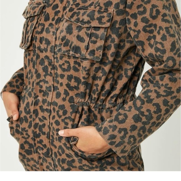 Hayden Jackets & Blazers - Hayden Leopard Print Bomber Jacket